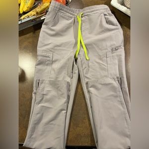 Khaki FIGS XSmall/Tall scrub bottoms